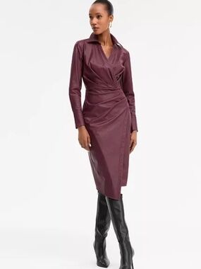 INC Faux Leather Dress-Size 6
